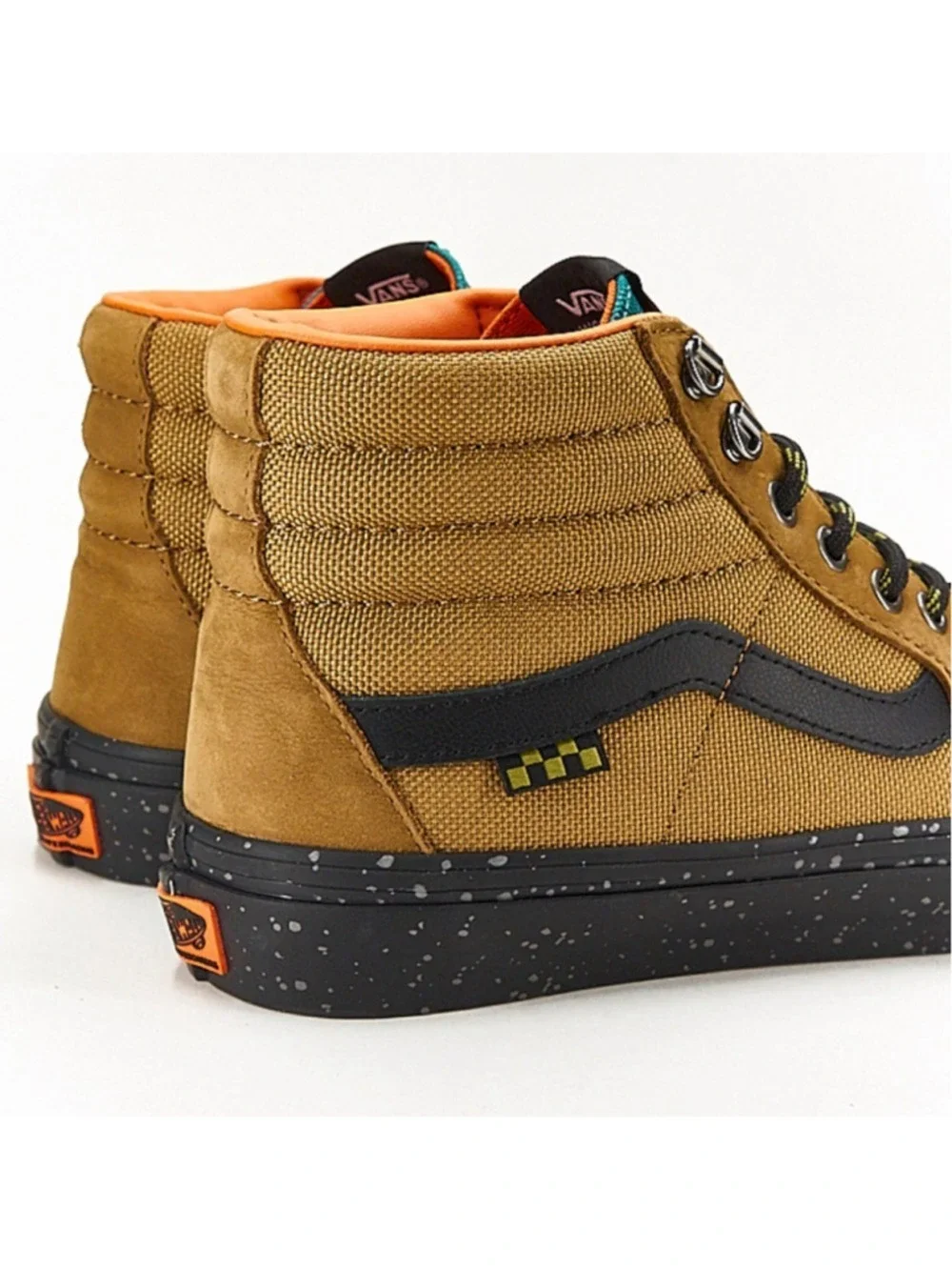Vans Outdoor Skate Sk8-Hi's leather Super Grip Sneakers size Men’s 8.5 Women’s 7